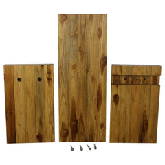 Teak Block Bench 36 x 12.5 x 20.5 inch High KD Oak Oil