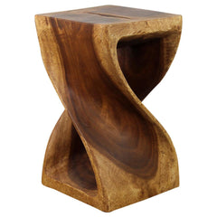 Haussmann® Original Wood Twist Stool 12 X 12 X 20 In High Oak Oil - Haussmann Inc