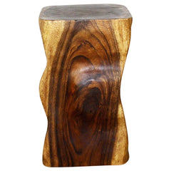 Haussmann® Wood Natural Stool End Table 12 In Sq X 20 In High Walnut Oil - Haussmann Inc
