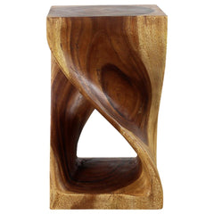 Haussmann® Original Wood Twist Stool 12 X 12 X 20 In High Walnut Oil - Haussmann Inc