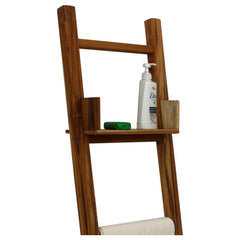 Haussmann® Teak Adjustable Shelf (ONLY) for Towel Ladder Teak Oil - Haussmann Inc